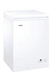Congelador horizontal Haier HCE103F, 103 litros, temperatura ajustable, función de congelación rápida, silencioso, independiente, 57 * 55 * 84,5 cm, blanco