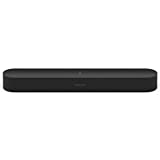 Sonos Beam Soundbar Smart TV, compatible con Alexa y Google Assistant integrados, negro