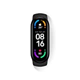 Xiaomi Mi Smart Band 6 NFC, Reloj inteligente Xiaomi, Función de pago sin contacto, Control de voz con Alexa, Pantalla AMOLED de 1.56 '', Resistente al agua, Correa antibacteriana, Versión italiana