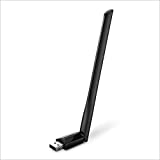 TP-Link Archer T2U Plus Wifi Stick, Antena Wifi USB para PC, Adaptador Wifi de Alta Ganancia, Doble Banda 600Mbps, USB 2.0