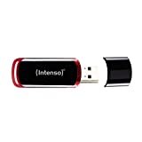 Intenso Business Line - Chiavetta USB da 8GB - Pendrive USB 2.0, nero, rosso