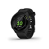 Garmin Forerunner 55 - Smartwatch running con GPS, Cardio, Piani di allenamento inclusi, VO2max, Allenamenti personalizzati, Garmin Connect IQ, Nero, Diametro schermo 26,3 mm (1,04″)