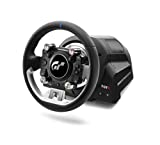 Thrustmaster T-GT II PACK, volante, PS5, PS4, PC, Force Feedback en tiempo real, motor sin escobillas de 40 W, sistema de doble correa, tecnología magnética, volante intercambiable