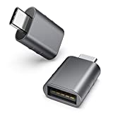 Adaptador Syntech USB C a USB [2 piezas], adaptador USB tipo C, conversión Thunderbolt 4/3 a USB 3.1 / 3.0 / 2.0 para MacBook Pro 2021 MacBook Air 2020, Galaxy S9 / S8 / Tab S3, Dell XPS