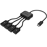 Micro Usb HUB Adaptor with Power, SUYAMA 3-Port Charging OTG Host Cable Cord Adapter for TV Stick, Raspberry Pi 2 3 Pi Zero Android Smart Phone Tablet Samsung Galaxy HTC Sony Google LG/Linux