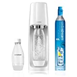 Sodastream Carbonatador De Agua Spirit Mega Pack Blanco, 2 Botellas Y 1 Cilindro Incluido