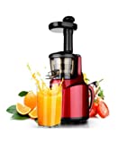 Extractor de jugo frío, extractor de frutas Aicok tipo jordan Extractor completo de exprimidor inteligente, alto valor nutricional, adecuado para jugo de frutas