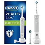 Braun Oral-B Vitality 100 CrossAction White Cepillo de dientes eléctrico recargable con 1 mango 1 cabeza