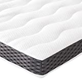 Amazon Basics - Funda de colchón viscoelástica, 7 cm de grosor, 160 x 200 cm