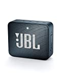 JBL GO 2 Altavoz Bluetooth portátil - Caja de altavoz Bluetooth resistente al agua IPX7 - Con micrófono, función de cancelación de ruido, hasta 5 horas de duración de la batería, azul marino oscuro