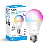 TP-Link Smart WiFi Light Bulb Multicolor Smart LED, E27 Light Bulb Compatible con Alexa y Google Home, 806 lúmenes, 8.7W, No requiere concentrador, Control remoto a través de la aplicación Tapo (Tapo L530E)