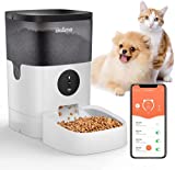 Comedero automático Balimo Alex 4L para perros y gatos | Dispensador inteligente de alimentos secos WiFi 2.4G | Función de grabación de 10 s y control de APP Máximo 10 comidas al día