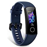 HONOR Band 5 Activity Tracker, Hombres Mujeres Smartwatch Fitness Watch Monitor de ritmo cardíaco Muñeca Reloj inteligente a prueba de agua Pantalla a color de 0.95 pulgadas, azul