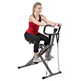 Sunny Health and Fitness Row-N-Ride PRO Squat Assist Trainer - SF-A020052, gris, talla única