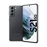 Smartphone Samsung Galaxy S21 5G, cargador incluido, pantalla Dynamic AMOLED 2X de 6,2 ', 4 cámaras, 128 GB, 8 GB de RAM, 4000 mAh, Dual SIM + eSIM, (2021) [versión italiana], Phantom Grey