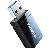 FIDECO WiFi Stick, WiFi USB de doble banda AC1200-5.8G / Max 867Mbps + 2.4G / Max 300Mbps, adaptador WiFi de escritorio/portátil, compatible con Windows, Mac OS X y Linux