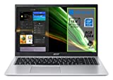 Acer Aspire 3 A315-35-P3XM PC Portatile, Notebook con Processore Intel Pentium Silver N6000, RAM 8 GB DDR4, 128 GB PCIe NVMe SSD, Display 15.6' FHD IPS, Intel UHD, Windows 11 Home in S mode, Silver