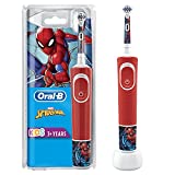 Oral-B Kids Cepillo de dientes eléctrico recargable, 1 mango con personajes de Disney Spider-Man, a partir de 3 años