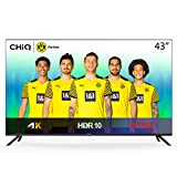 CHiQ U43H7LX NETFLIX Smart TV, 4K UHD, HDR10, Dolby Audio, CPU quad-core, Wireless+Bluetooth, Netflix, YouTube, NetRange